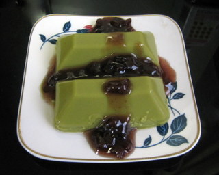 抹茶ごま豆腐