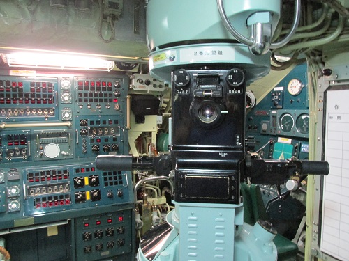 潜水艦操舵室