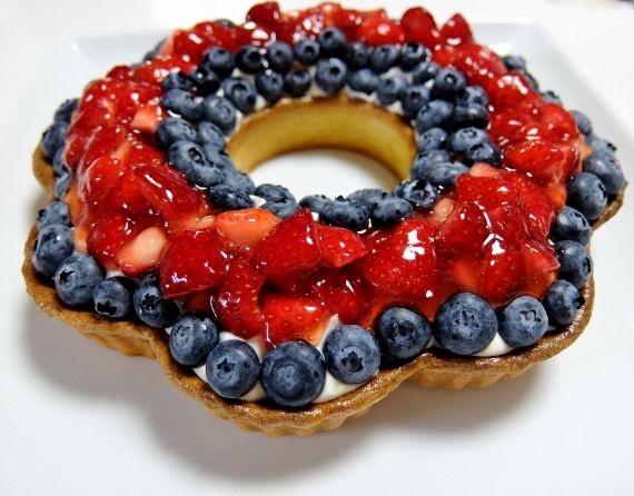 コストコ食材 ブルーベリータルト チーズクリーム Blueberry Tart