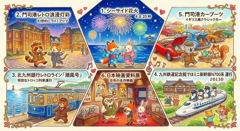 ゴールディンウィークの門司港レトロはイベント花盛り
