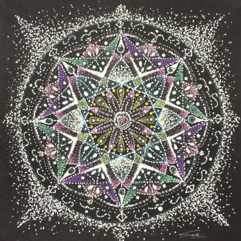 点描曼陀羅350.JPG