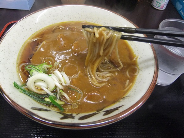 天かめ半蔵門店のカレーそば２