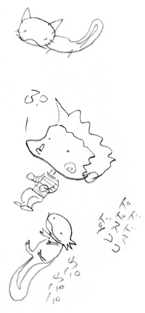 もっと無意識。