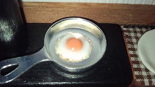 目玉焼き焼きました♪