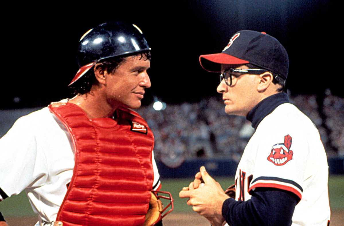 【1枚のみ】インディアンス/メジャーリーグ　フランス版ポスター　チャーリーシーン charliesheen #charliesheen #チャーリーシーン #majorleague