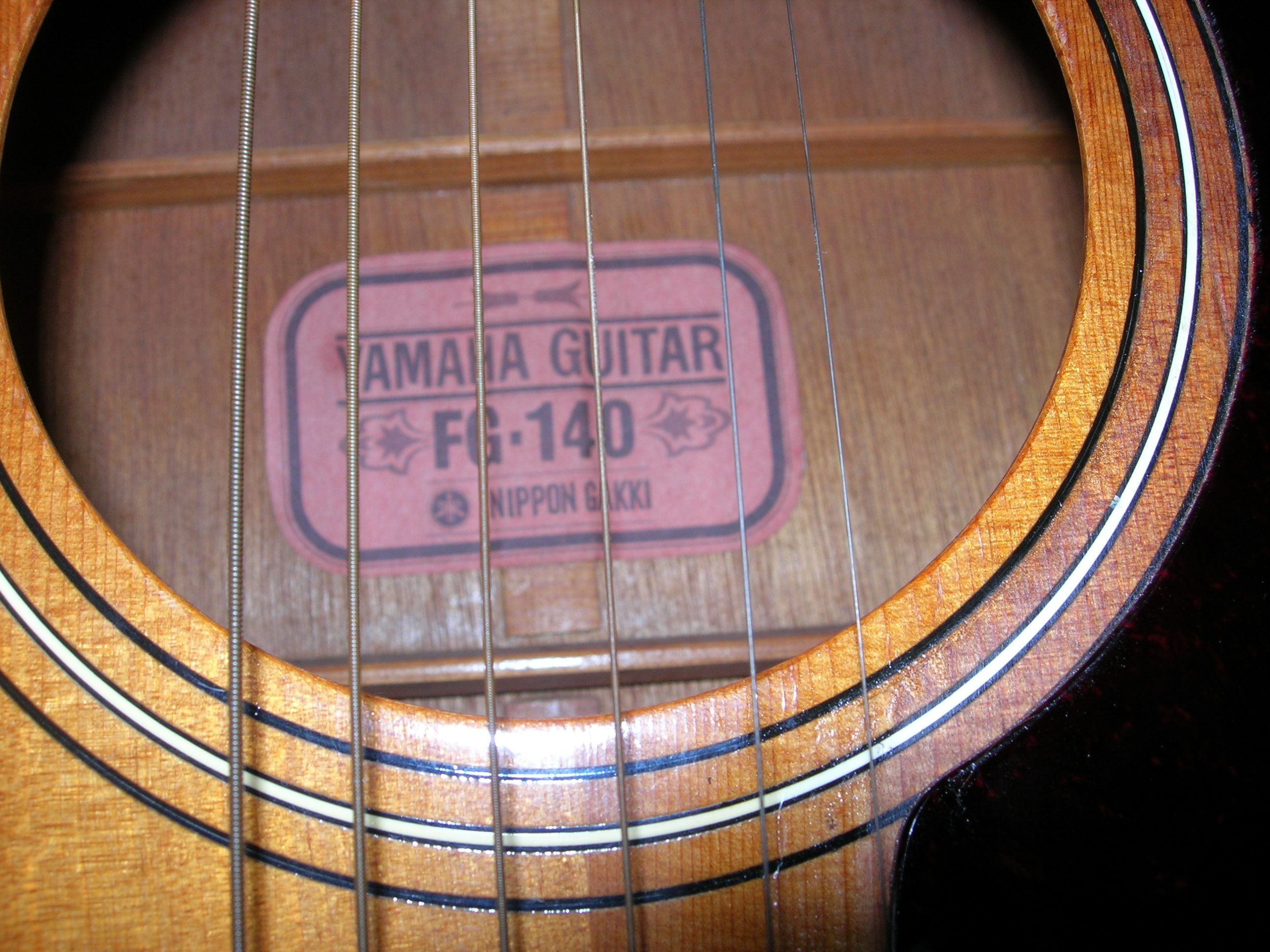 YAMAHA FG-140 赤ラベル-