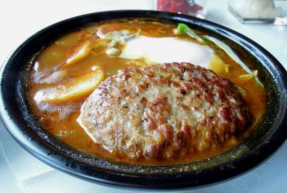 インドラの「ハンバーグのカレー」-2♪