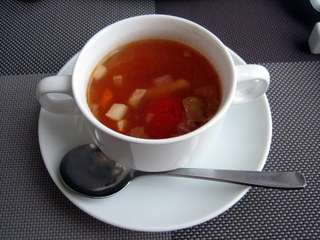 セミドライトマトのミネストローネスープ