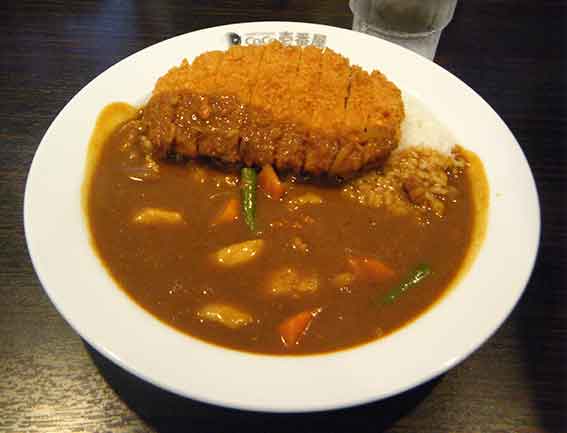 CoCo壱番屋の「ロースカツ野菜カレー」♪