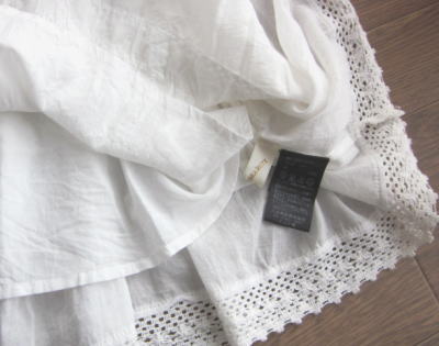 URBAN RESEARCH ホワイト カットワークマキシスカ 18600円→68%OFF 6000円福岡パルコ4.JPG