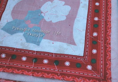 クリスマスシャドーミニキルトを作ろう7