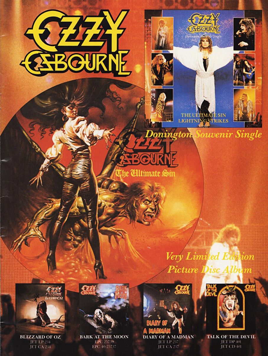 Ozzy Osbourne『Ultimate Live OZZY』/1986年 企画盤 | おじなみ