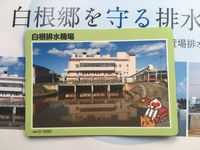 排水機場カード　ダムカード　大秋排水機場、白根排水機場、親松排水機場(新潟県)