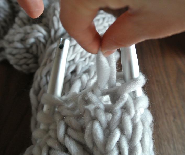 編み物　極太