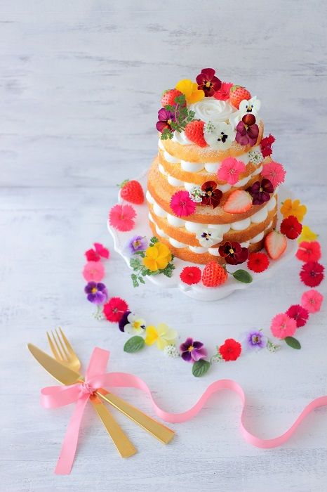 食べられるお花 エディブルフラワー を使って Happy Delicious Bakery 楽天ブログ