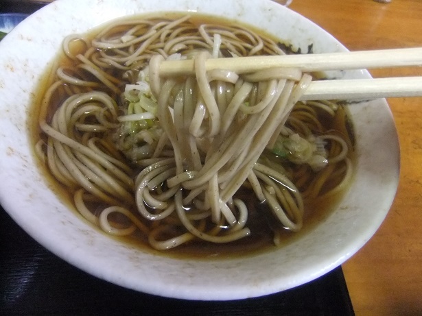 釜家＠白山の味噌カツ丼セットのそば