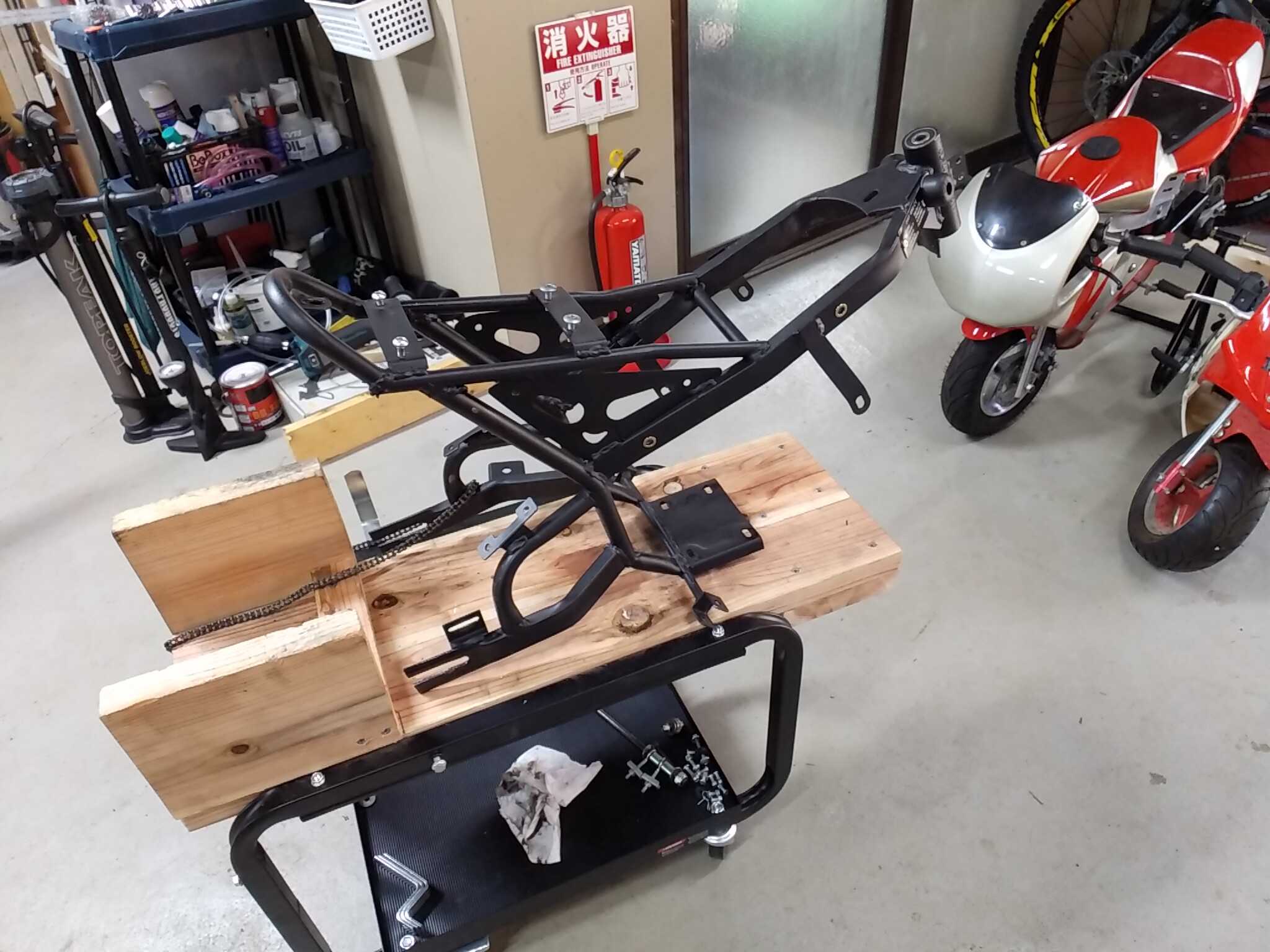 ポケバイ初号機 修理中 | 荒倉基地活動報告 - 楽天ブログ