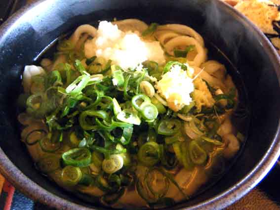和ぁさんの「かけうどん」-2♪