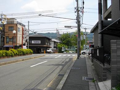 京都市電稲荷線の廃線跡