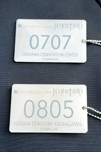ガチャガチャ会場限定チャームの色［B'z LIVE-GYM Pleasure 2018