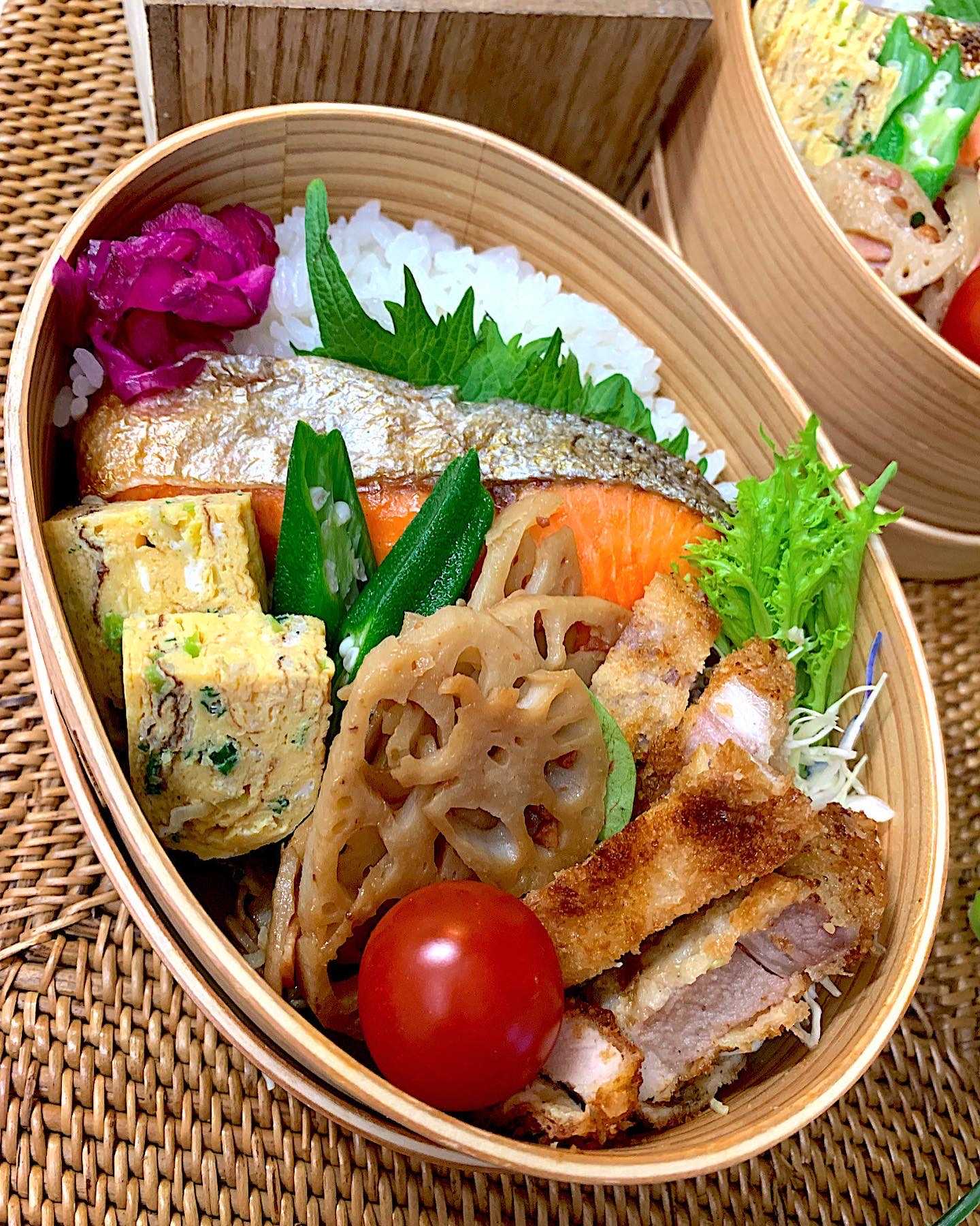 鮭弁当 息子たちへ送る毎日のお弁当とお料理日記 楽天ブログ