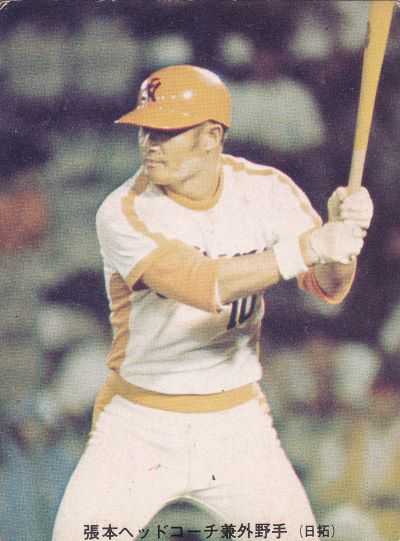 カルビープロ野球チップス 野球カード 1973 Calbee 207 張本勲 | と