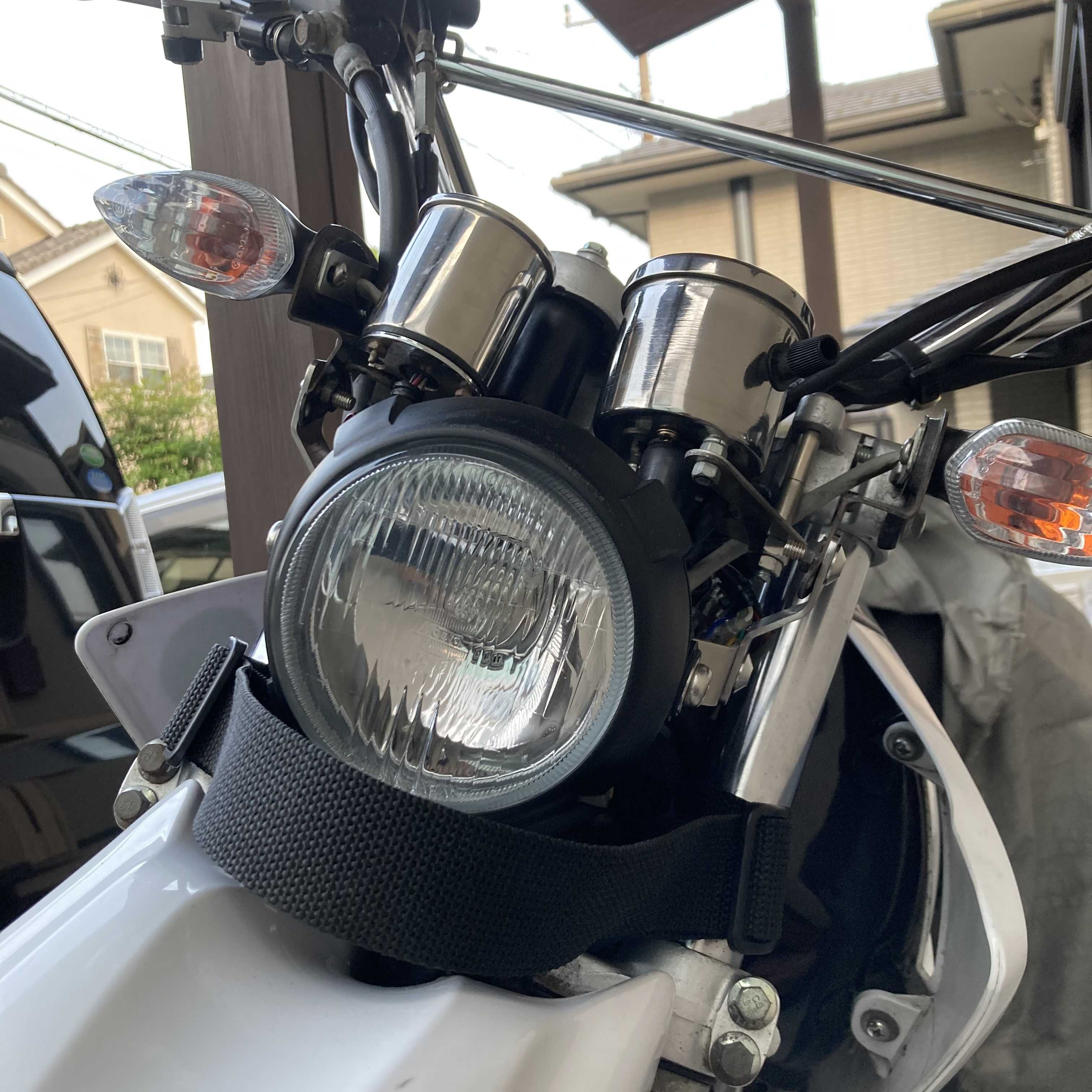 丸雪 丸目一灯(Φ180→トリッカー純正品) | XTZ125とジムニーの日記