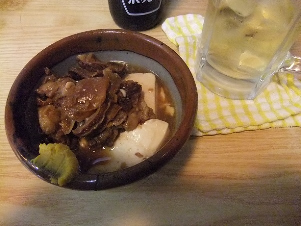 ときわ食堂@町屋の牛スジ豆腐