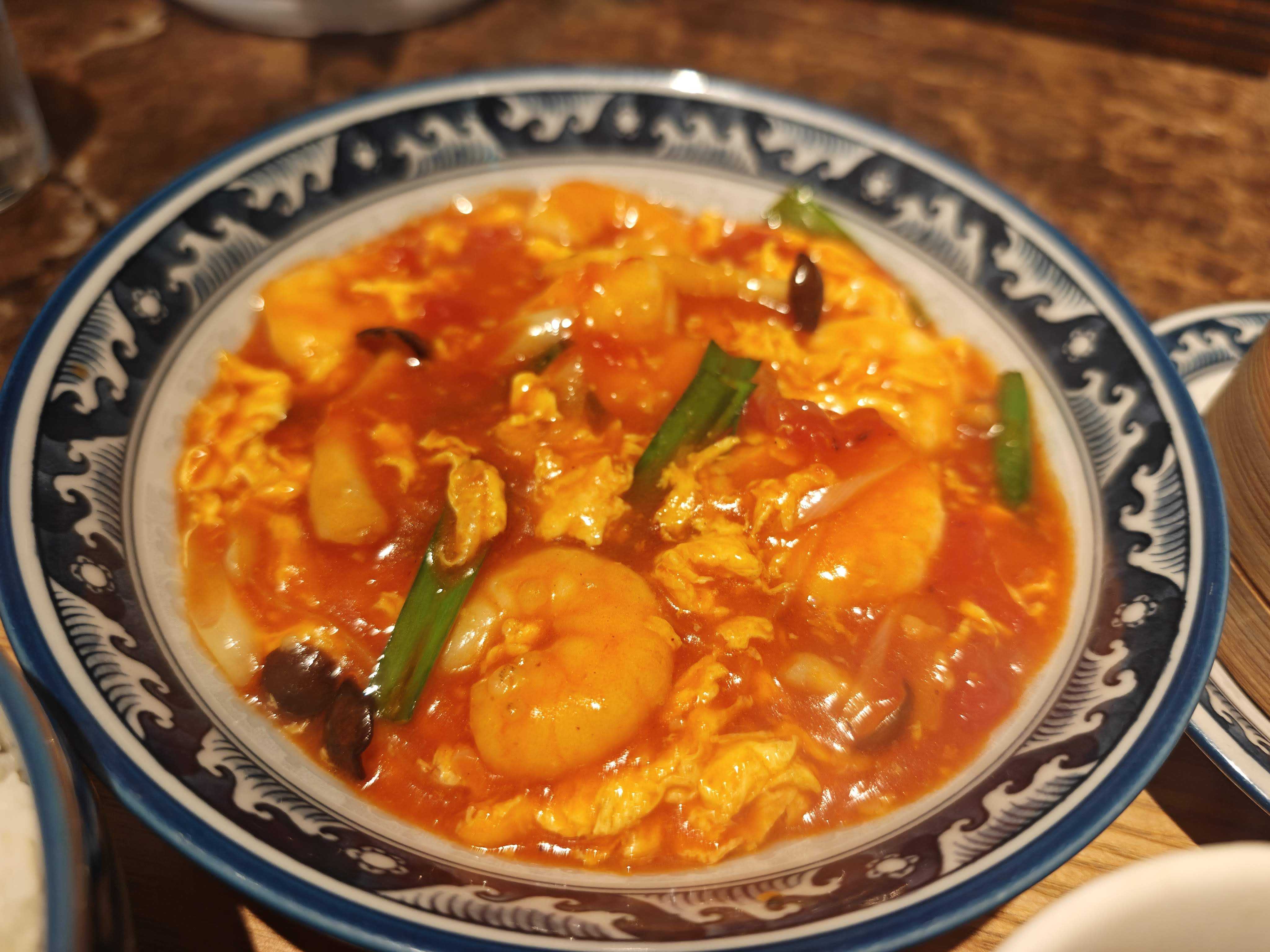 中華バル サワダ 虎ノ門ヒルズ　ランチ　日替わりセット（海老と卵のチリソース) 