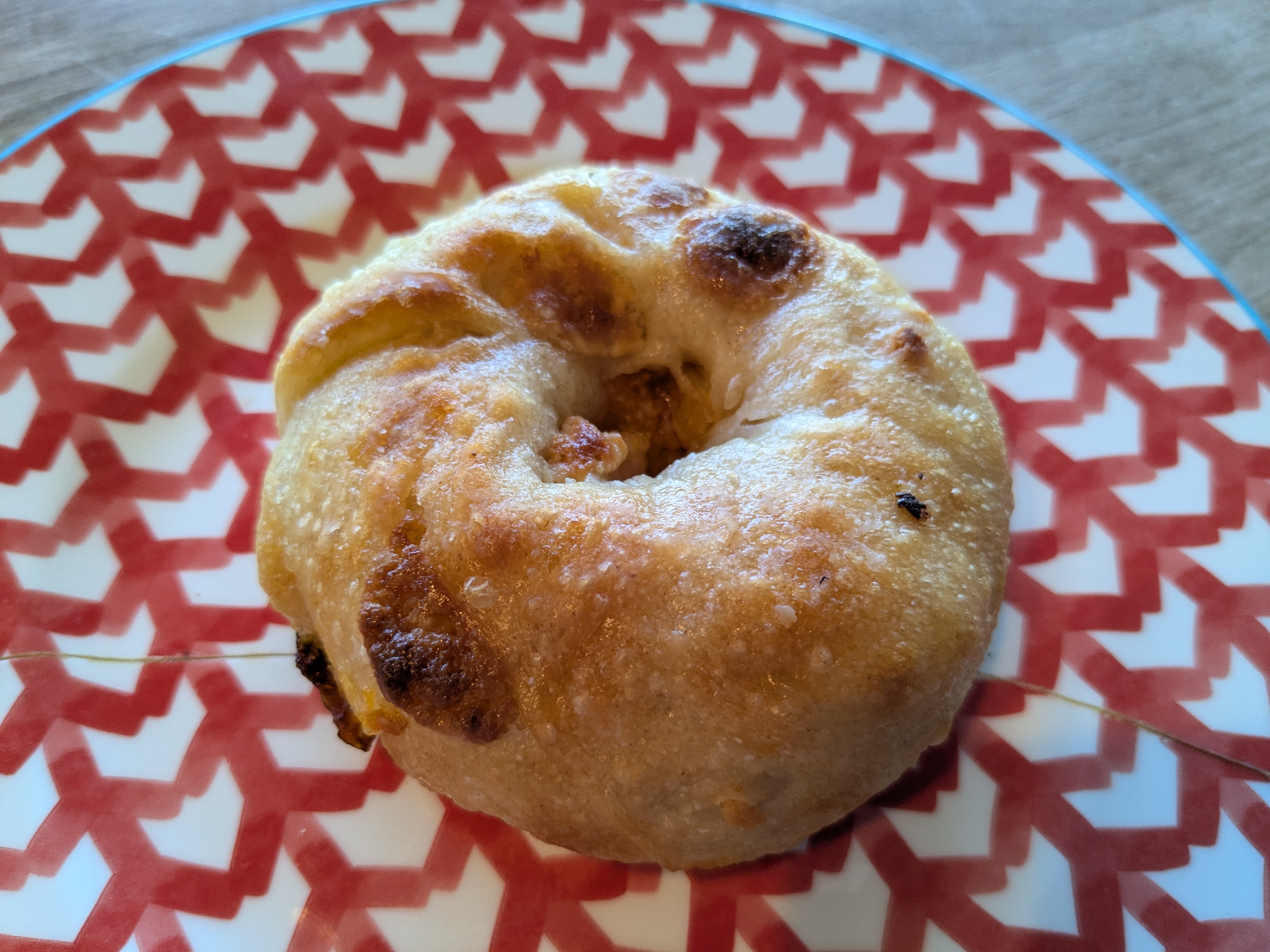 福岡県パン屋　ブランジェカイチ　通販　ドライオレンジとホワイトのベーグル