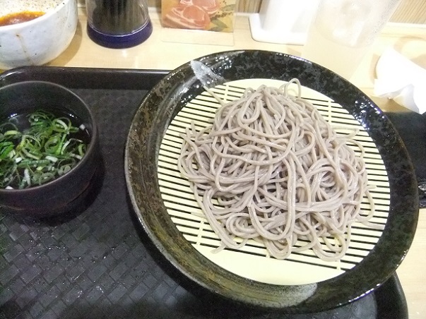 千住２丁目・そば助北千住店のもりそば１