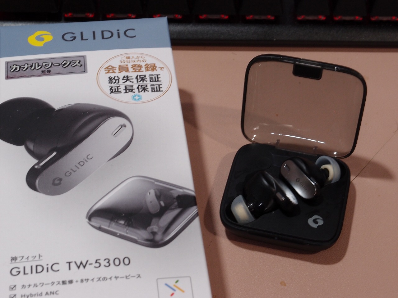 GLiDiC TW-5300 ワイヤレスイヤホン ブラック GLIDiC TW-5300｜完全ワイヤレスイヤホン