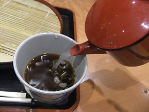 吉野家@アリオ西新井のそば湯