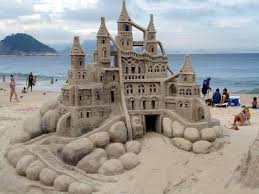 砂で作った城