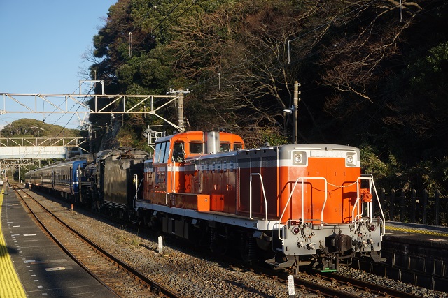 快速「SL館山」「DL勝浦」運転に伴う D51 498配給6