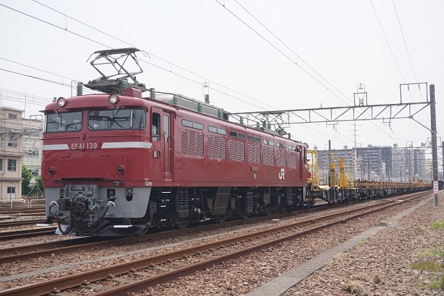 EF81 139牽引 新津ロングチキ工臨 & EF65 1115牽引 高碕チキ工臨3
