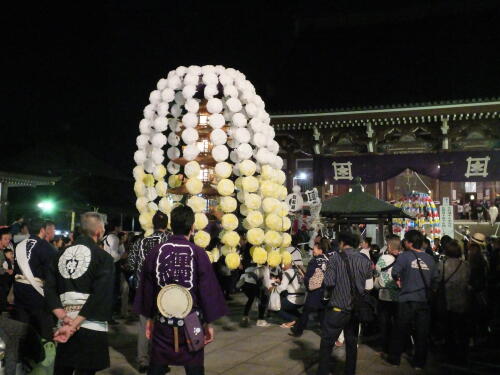 池上本門寺の万灯行列