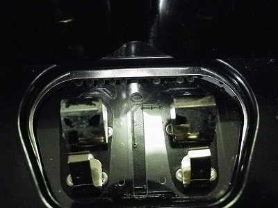 本体側端子クリーニング後