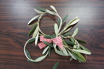 オリーブリース作り