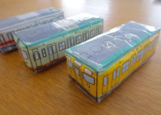 １歳頃につくった電車のおもちゃ マイメモ 楽天ブログ