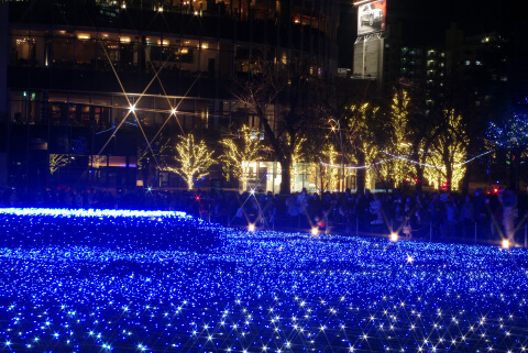 東京ミッドタウンのイルミネーション