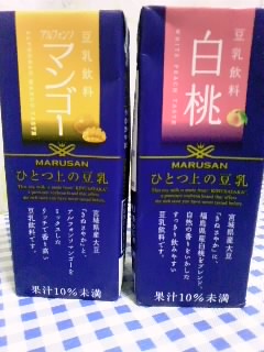 モモ豆乳