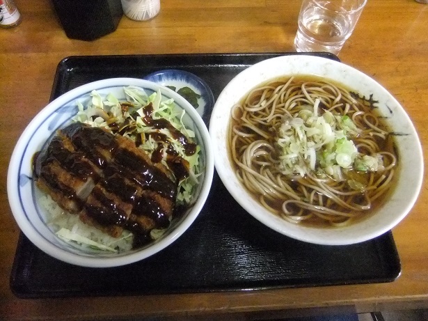 釜家＠白山の味噌カツ丼セット