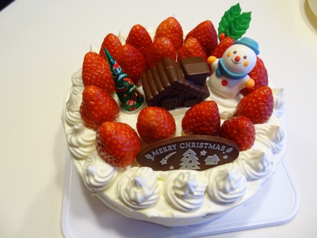 クリスマスケーキ白