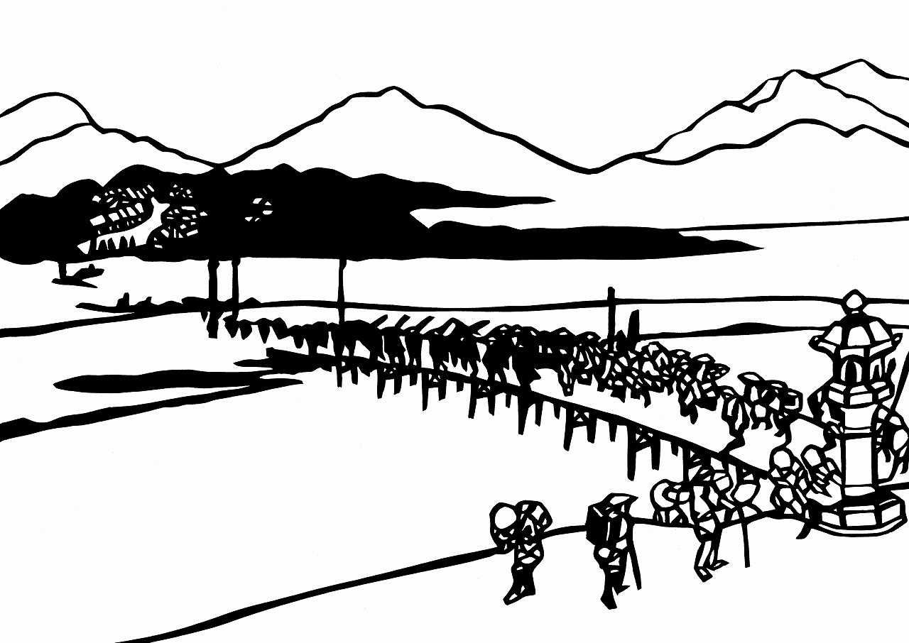 2023/07/29 浮世絵切絵 歌川広重・英泉 切絵 木曽街道 10_本庄宿 | 飯盛一杯のブログ - 楽天ブログ