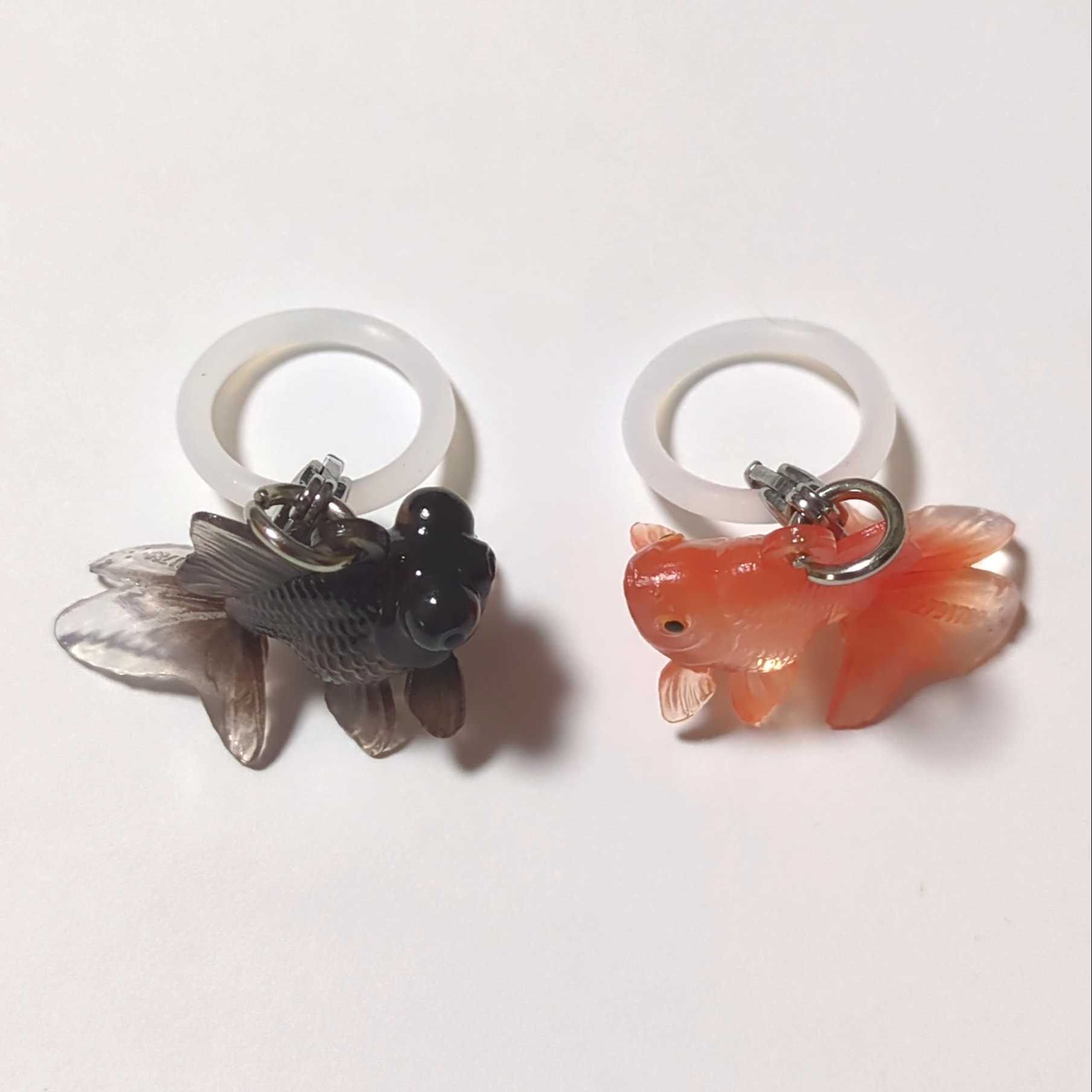 商品レビュー】めじるしアクセサリー 雨空金魚（前編） | きんぎょ警報