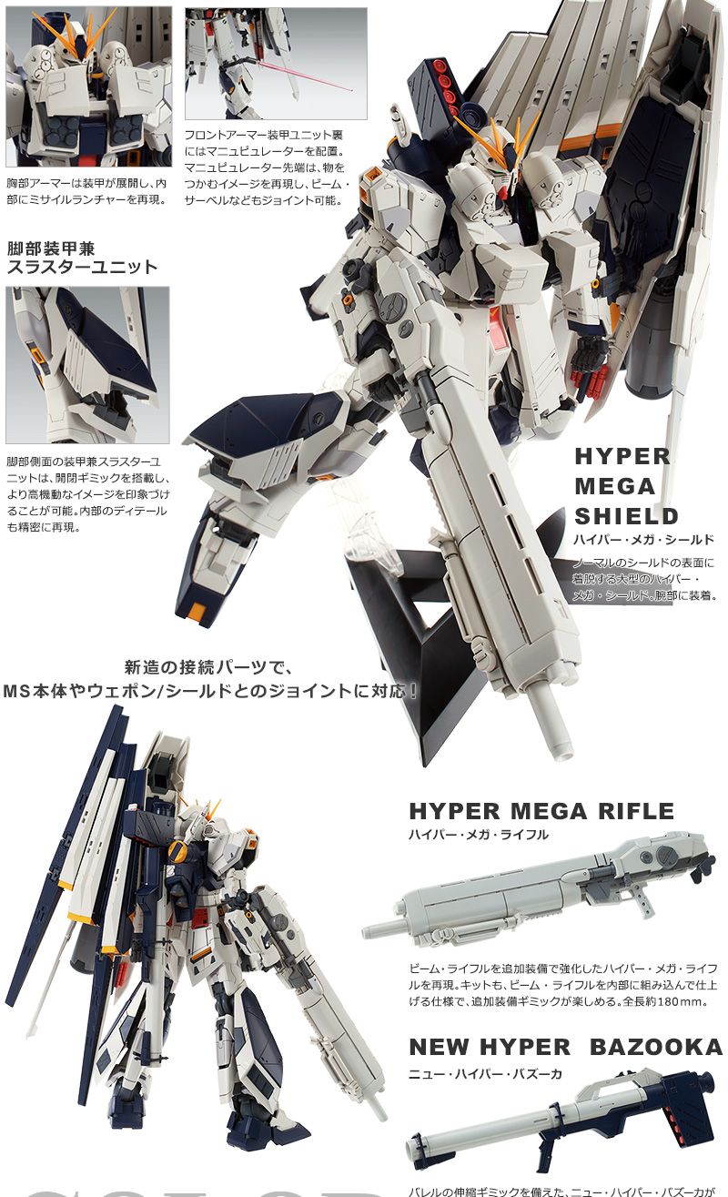 【安い即納】MGニューガンダムHWS&フィンファンネル 模型/プラモデル