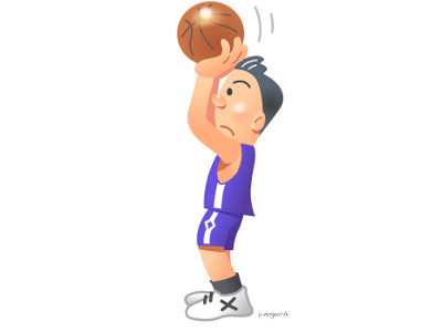 バスケットイラスト スポーツのイラスト屋さん ロングシュートイラスト Noguchi S Worldへようこそ 無断転載禁止 楽天ブログ