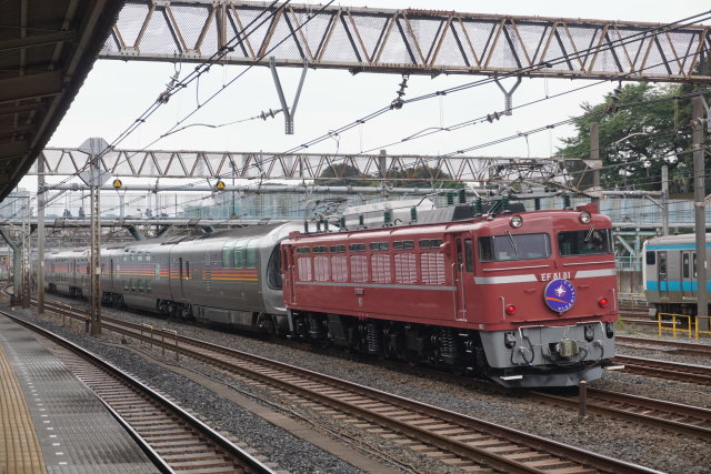 御召し機 EF81 81牽引 カシオペア紀行 札幌行き6