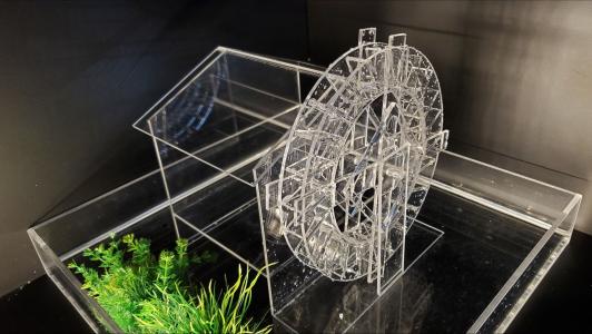 アクリル水車の作り方 その１ アクリルでdiy アクリル加工を楽しもう 楽天ブログ